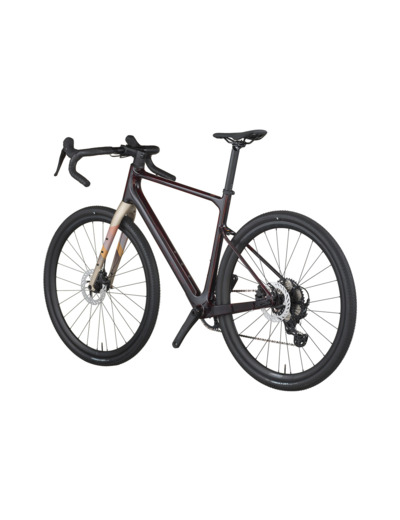 Vélo de gravel GRANDURANCE 10 Rouge Marbre