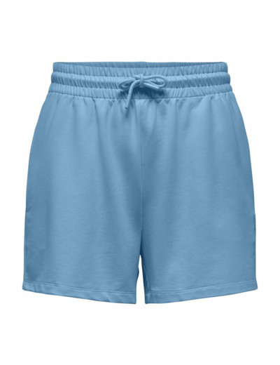 Short Femme ONPFREI LIFE EMBR HW SWEAT SHORTS Bleu
