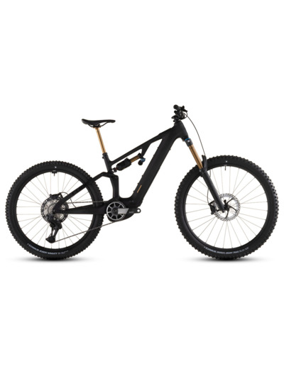 VTT tout suspendu électrique AMS HYBRID 177 C:62 AT 600X Carbone/Or