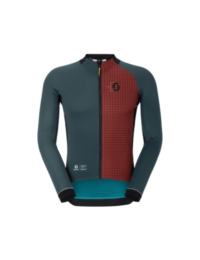 Veste coupe-vent Homme RC PRO WARM WINDSTOPPER REMIX Vert Aruba/Bois Rouge