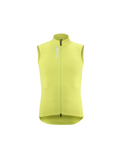 Gilet coupe-vent Homme AKSIUM WIND Jaune Citron