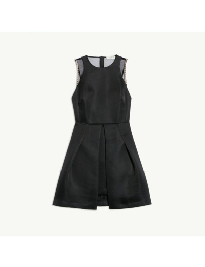 Robe courte avec détails de perles