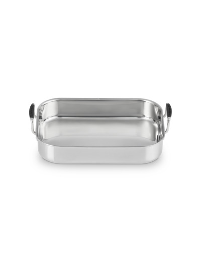 Plat à rôtir rectangulaire Inox Classique