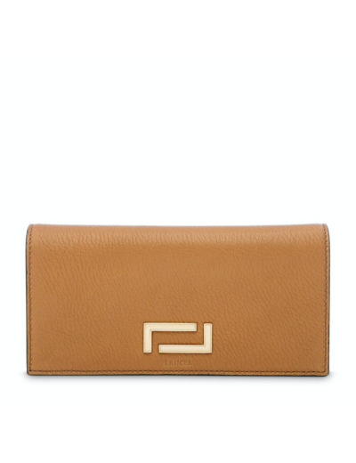 Pia de Lancel - Portefeuille continental dépliant - Camel