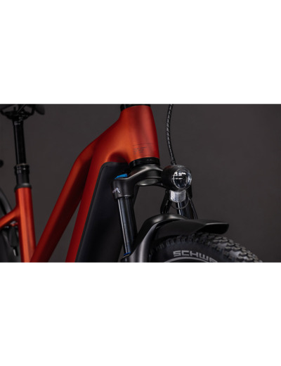 VTC électrique NURIDE HYBRID PRO 600 Rouge Chili/Noir