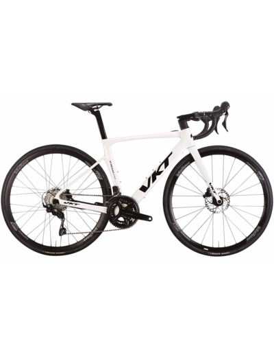 Vélo de route électrique E-SCUD 2.0 105 2X12V 250WH Blanc