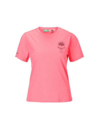T-shirt manches courtes Femme DEFINED DRI Rose Digital