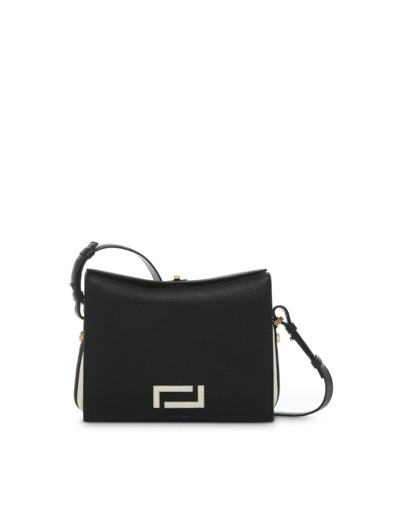 Pia de Lancel - Sac porté croisé - Moyen modèle - Noir/Neige
