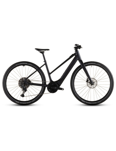 Vélo urbain électrique EDITOR HYBRID PRO 400X Charbon