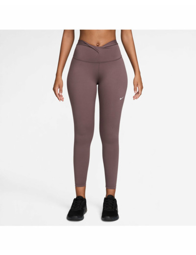 Legging Femme W NK DF ONE HR 7/8 TGHT CPSL A Marron