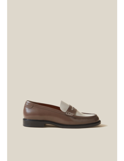 Mocassins vernis bicolores