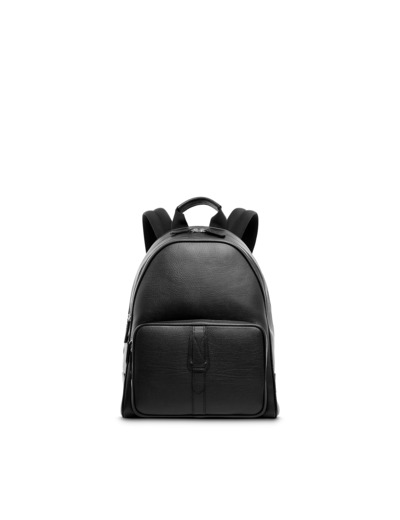 OSCAR CUIR GRAINE - Sac à dos Homme - Noir