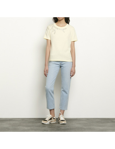 T-shirt orné de strass