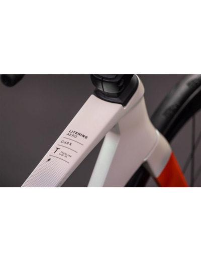 Vélo de route LITENING AERO C:68X SLT Blanc Teamline