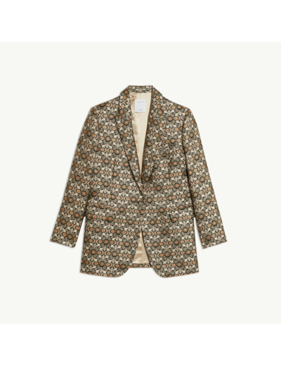 Veste de tailleur en tissu brocard