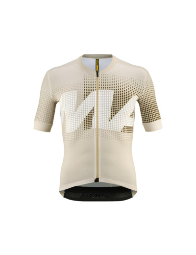 Maillot manches courtes Homme AKSIUM GRAPHIC Poivre Blanc