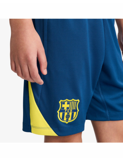 Short de football Enfant plus agé FCB Y NK DF STRK SHORT KZ SE Bleu