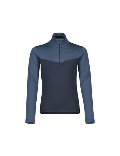 Sweat Enfant DEFINED LIGHT JUNIOR PULL-OVER Bleu Métal/Bleu Foncé