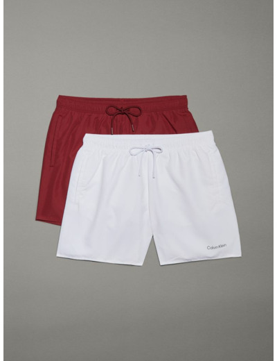 SHORTS DE BAIN DE LONGUEUR MOYENNE AVEC CORDON DE SERRAGE - LOT DE 2