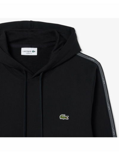 Sweat à capuche Homme TAPE Noir