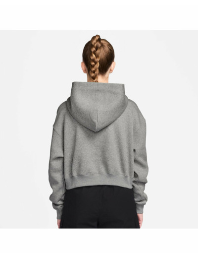 Sweat à capuche Femme W NSW PHNX FLC OS CRP HNLY HDY Gris