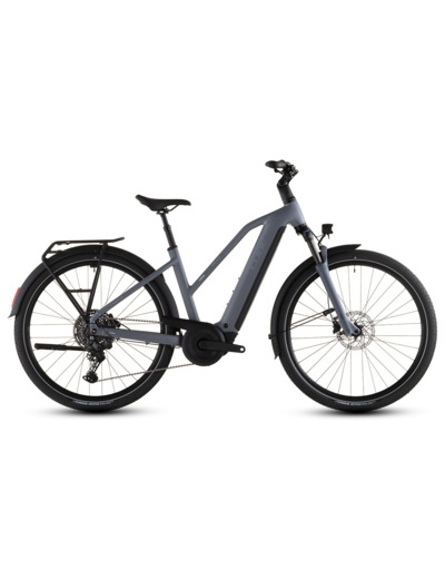 Vélo trekking électrique TOURING HYBRID PRO 800 Gris Perle/Gris