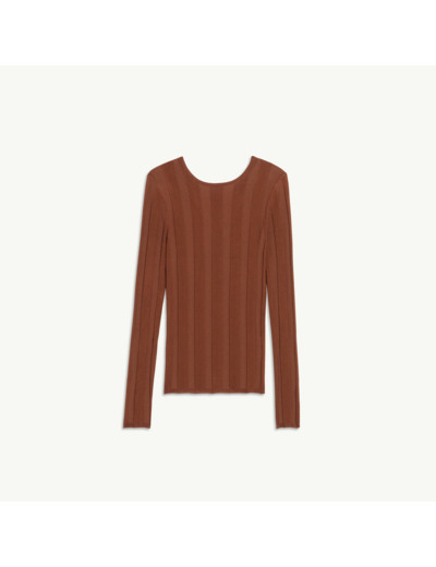 Pull à twist et anneau au dos