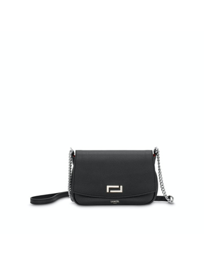 Lola de Lancel - MINI SAC CHAINE AVEC LOGO METAL - Petit Modèle - Noir