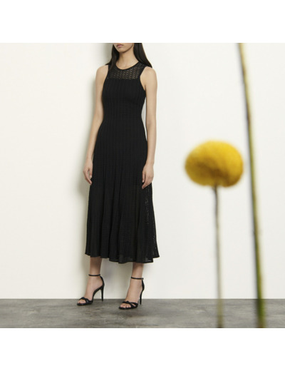 Robe longue en maille