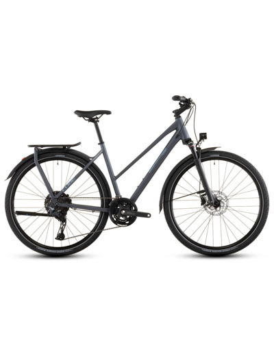 Vélo trekking KATHMANDU EXC Gris Métallique/Chrome