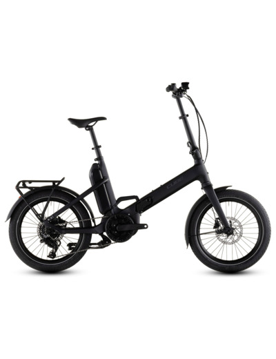 Vélo urbain pliant électrique FOLD HYBRID 545 Charbon