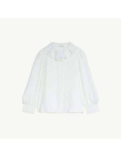 Chemise avec collerette en dentelle
