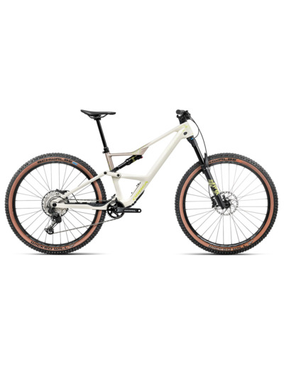 VTT tout suspendu OCCAM SL M30 Blanc Ivoire/Nickel