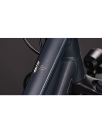 Vélo trekking TOURING ONE Noir/Chrome