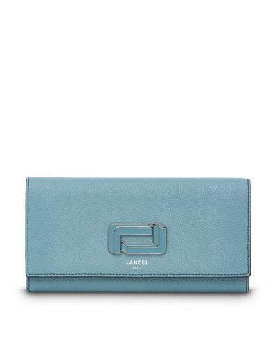 Mia de Lancel - Portefeuille slim rabat - Grand modèle - Nuage
