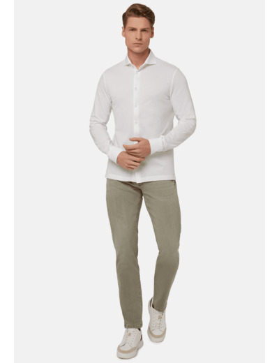 Chemise Polo En Piqué Fil D'Écosse Coupe Slim