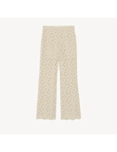 Pantalon en guipure marguerite