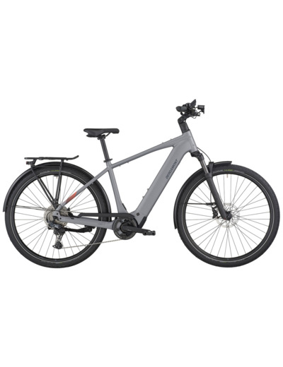 Vélo urbain/trekking électrique E-HORIZON SPORT 10 Gris Pierre