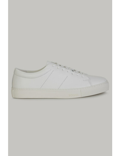 SNEAKERS EN CUIR NOIR