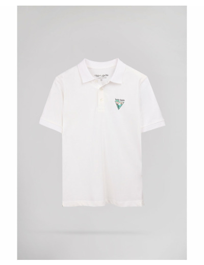 Polo Enfant P-LARY MC JR Blanc