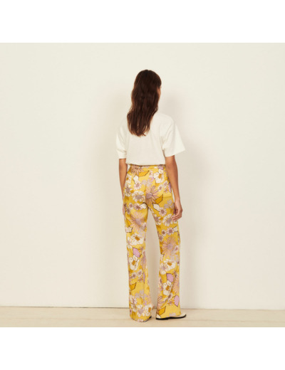 Pantalon fluide imprimé