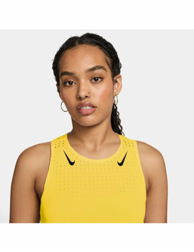Débardeur Femme W NK ARSWFT DFADV SINGLET Jaune