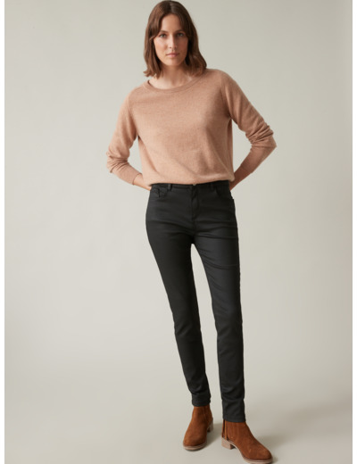 Pantalon Slim Enduit