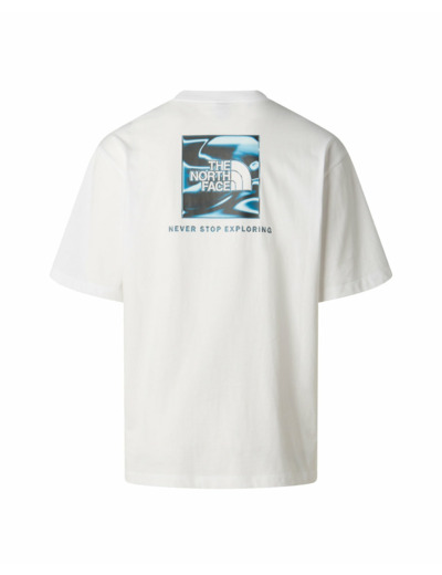 T-shirt Homme M LIQUID BOX NSE OVERSIZE SHORT SLEEVE T Blanc