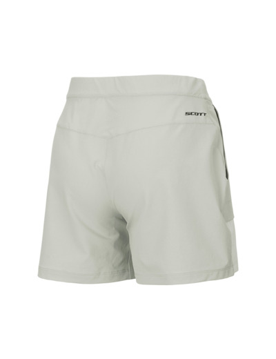 Short Femme EXPLORAIR ESCAPE Gris/Coton Blanc