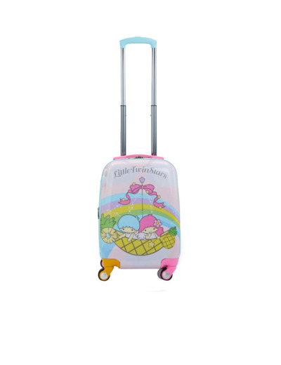 กระเป๋าเดินทาง Little Twin Stars สีชมพูอ่อน ไซส์ 18 นิ้ว
