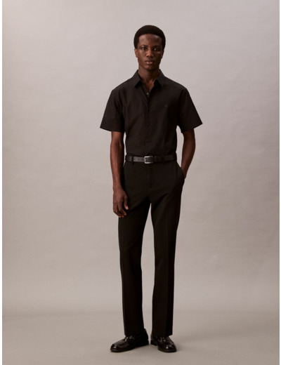 CHEMISE CLASSIQUE À MANCHES COURTES EN STRETCH