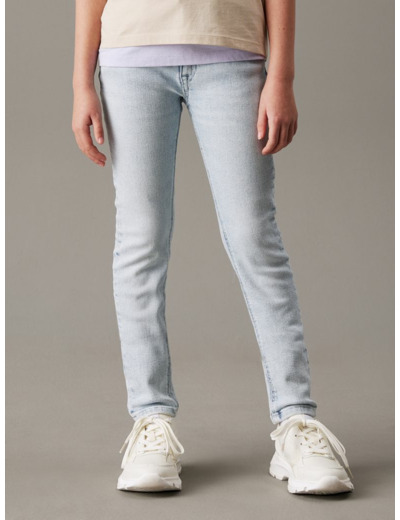 JEANS SKINNY À TAILLE MI-HAUTE