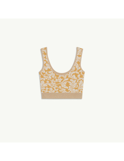 Brassière en maille jacquard