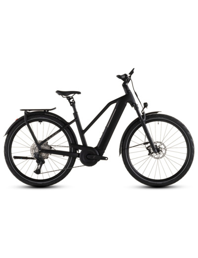 Vélo trekking électrique KATHMANDU HYBRID SLX 800 Noir/Chrome